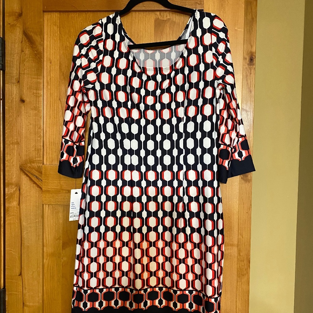APT. 9 Red White Navy Dress